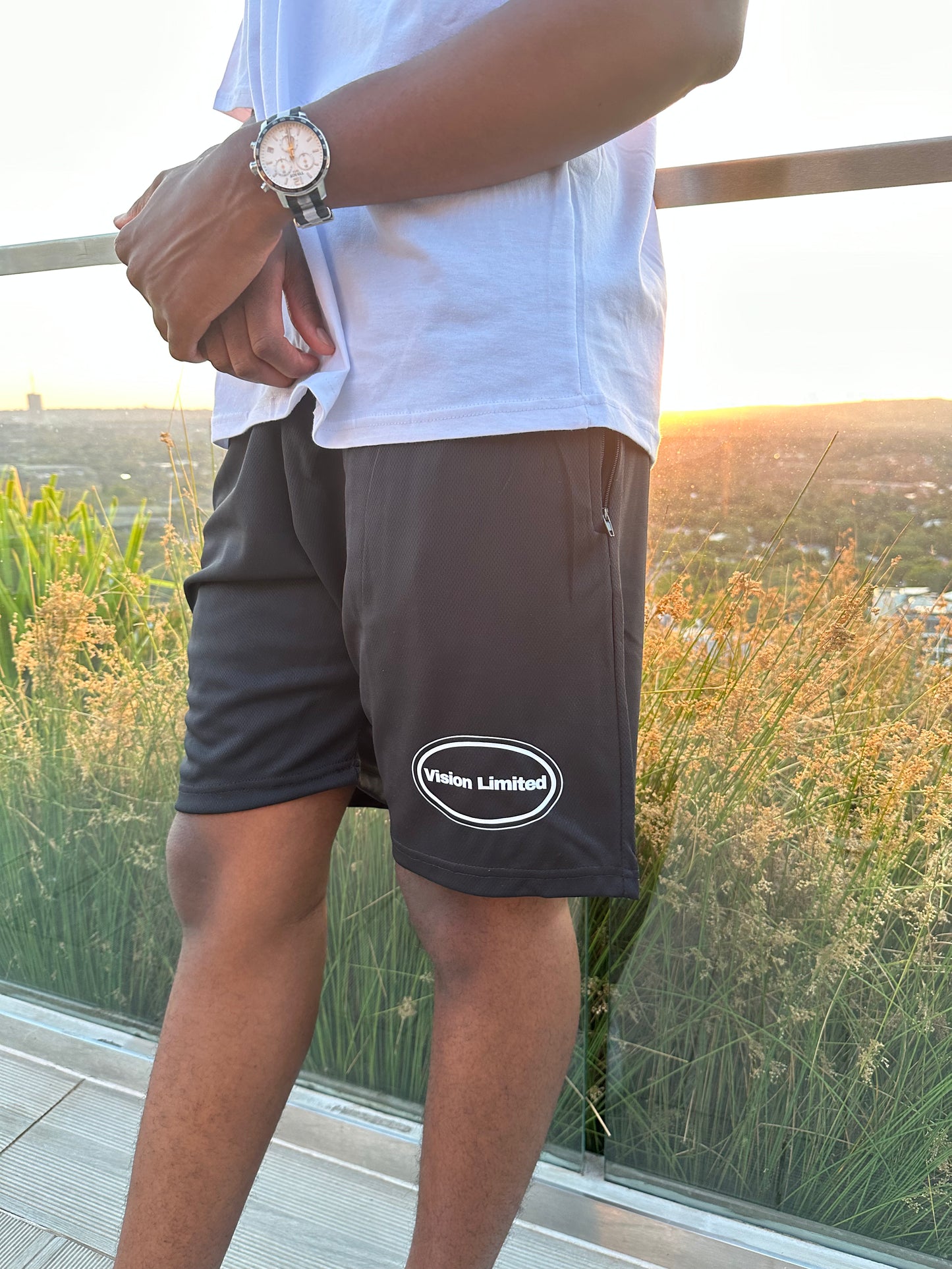 Grandiose Collection Black Shorts